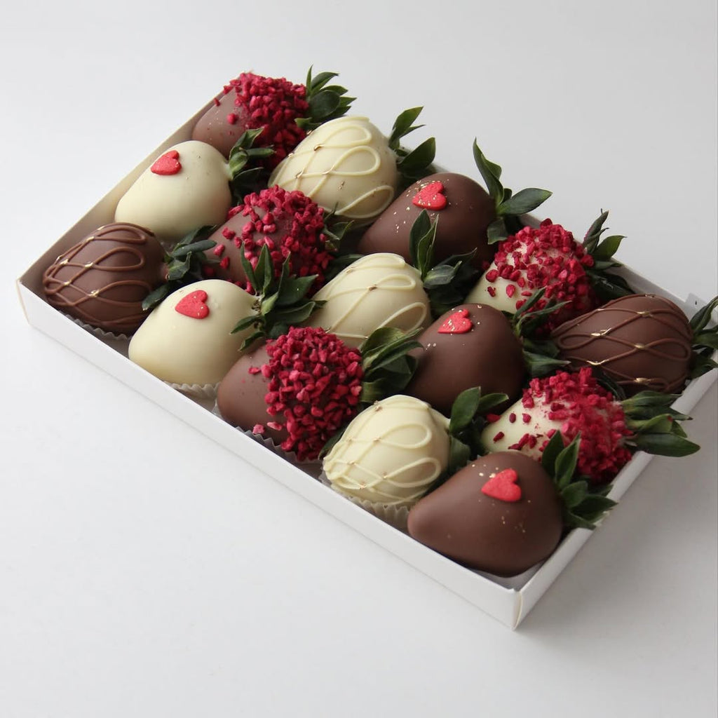Box Fraises Enrobées
