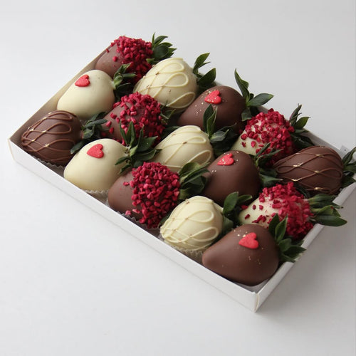 Box Fraises Enrobées