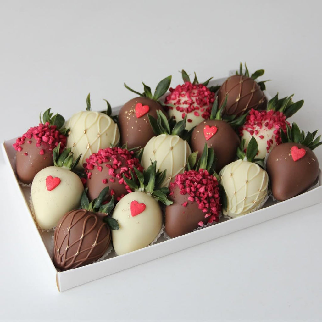 Box Fraises Enrobées