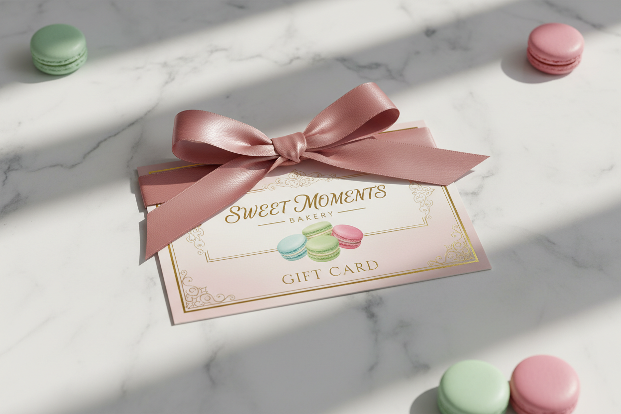 Un seul carte mettre sur la table avec un vrai ruban dessus 